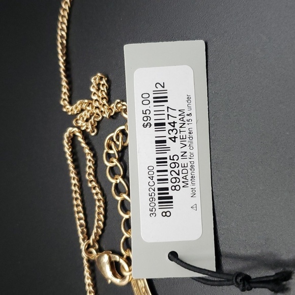 RLM Robert Lee Morris Soho Patina Leaf Frontal Necklace - Picture 3 of 4